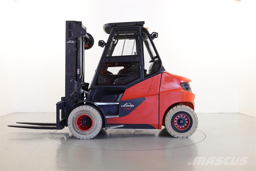 Linde E80-01 Elektrikli forkliftler