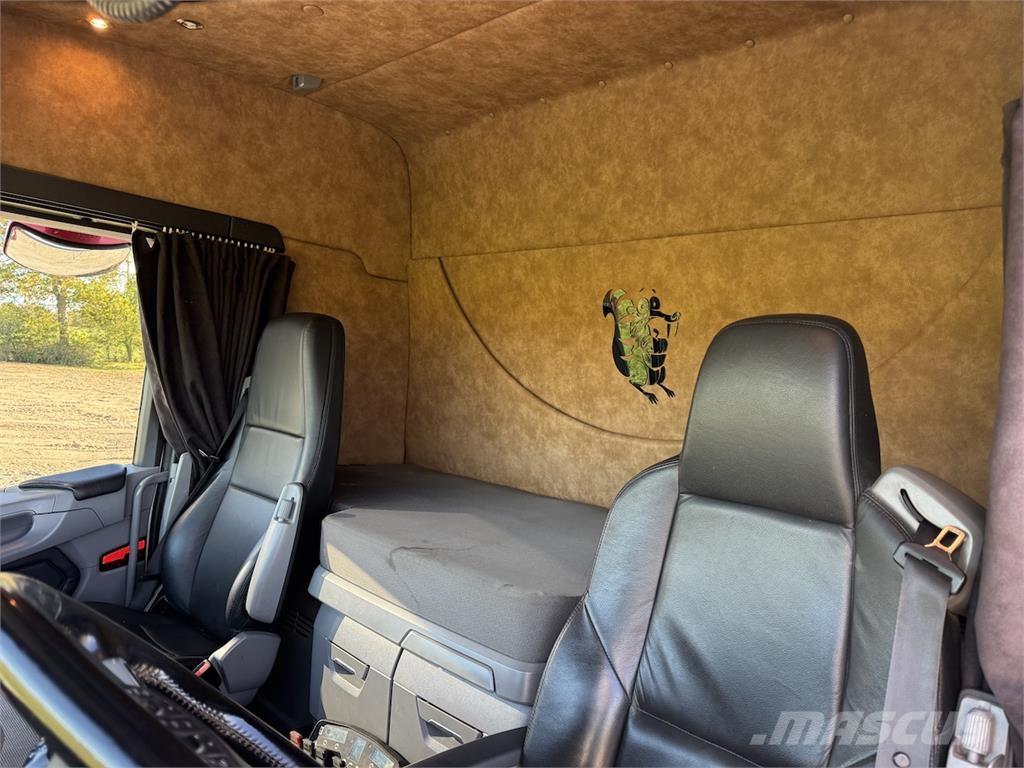 Scania R500 Hiab 302E6 Lastbiler med tip