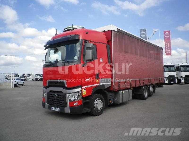 Renault T480 HIGH SLEEPER CAB R6X2 Pritsche & Plane