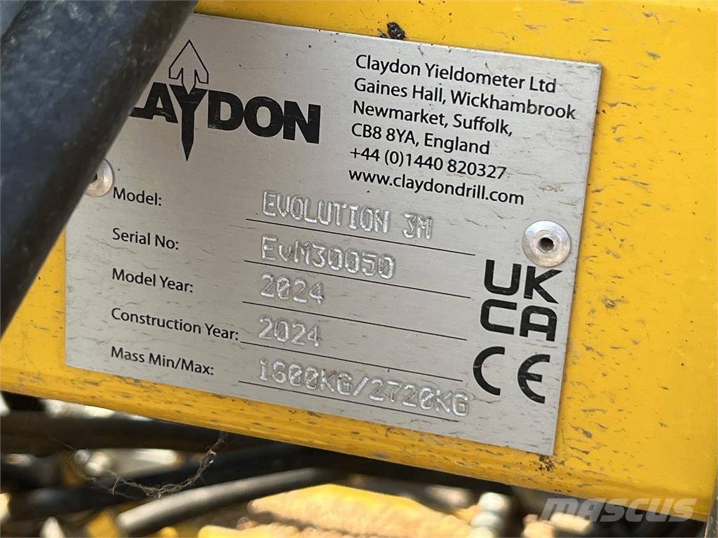 Claydon 3M EVO ماكينات زراعية - غير ذلك