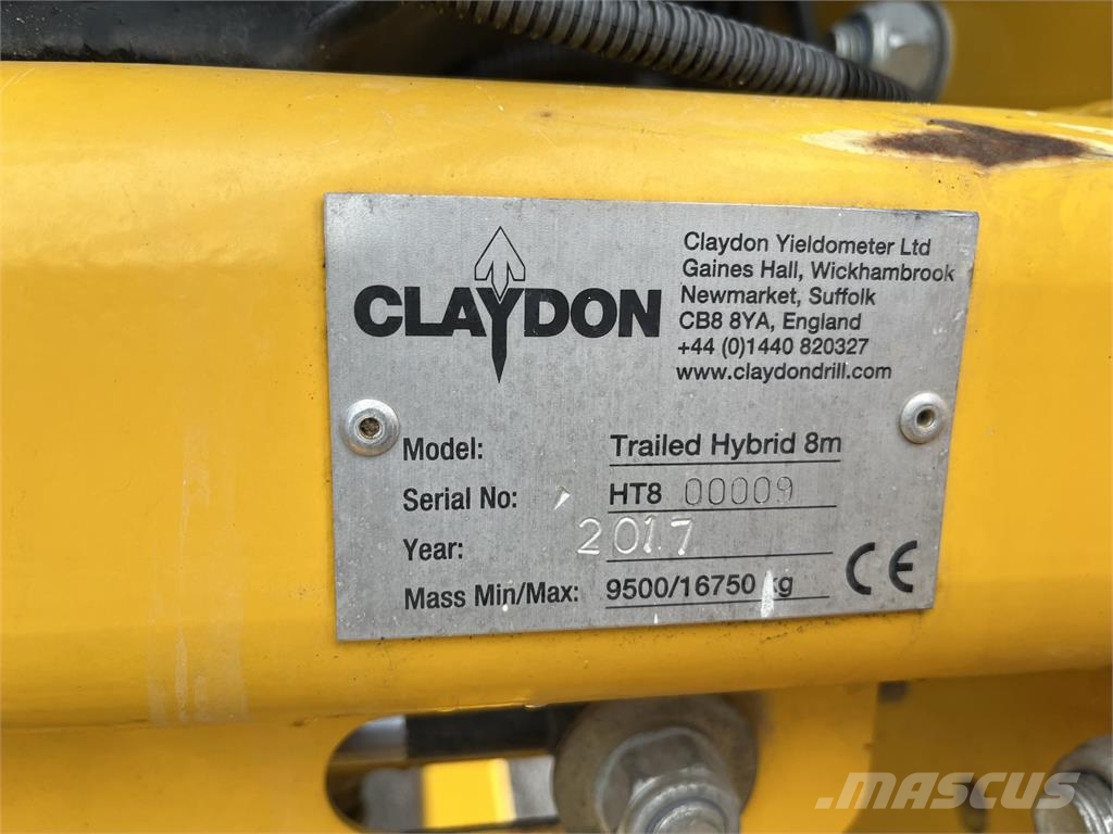 Claydon 8M TRAILED ماكينات زراعية - غير ذلك