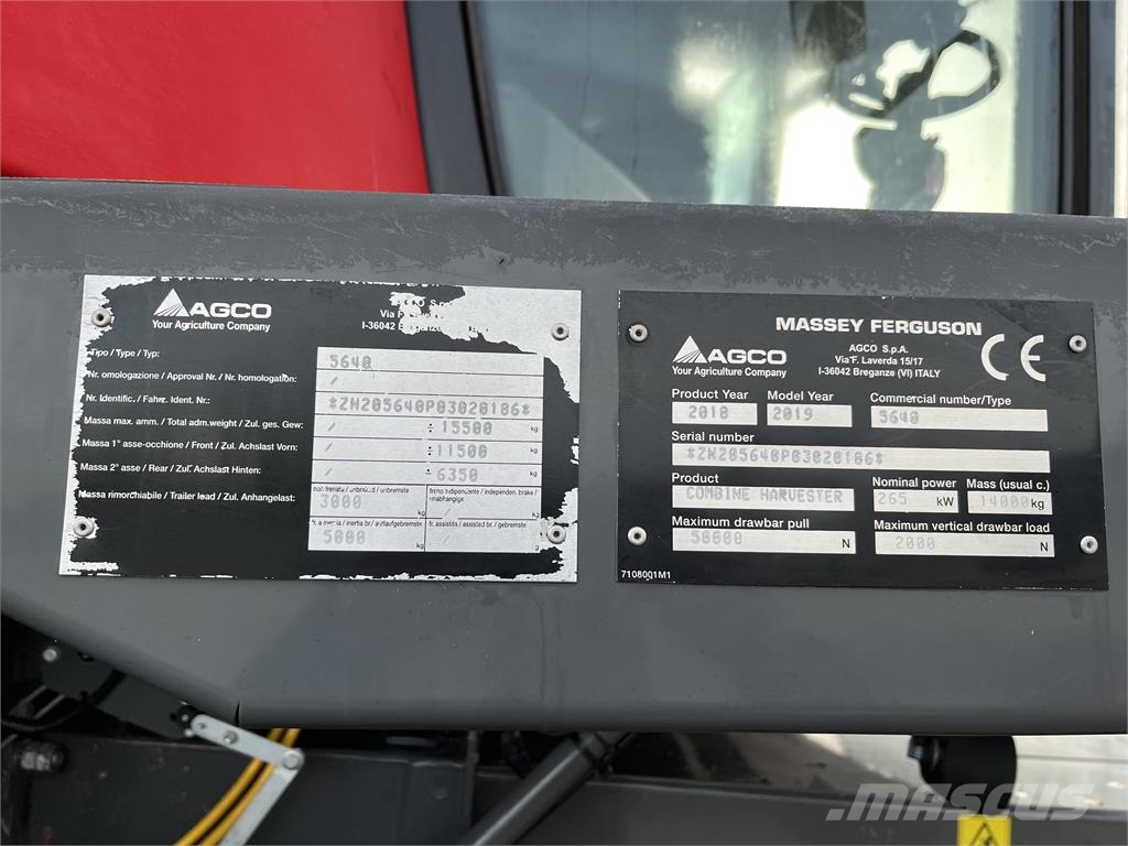 Massey Ferguson MF7370 Maaidorsmachines