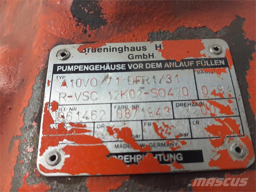 CT Compack Truck CT2 pump Kranar, delar och tillbehör
