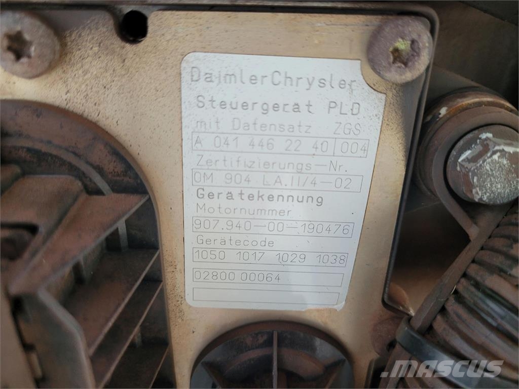 Demag AC 100 engine Mercedes OM 904 LA Motores