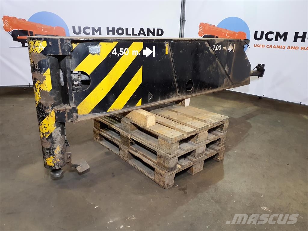 Demag AC 100 outrigger beam complete rear Peças e equipamentos para guindastes