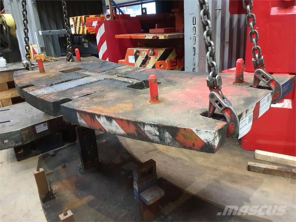 Demag AC 205 Counterweight 2,55 ton Peças e equipamentos para guindastes