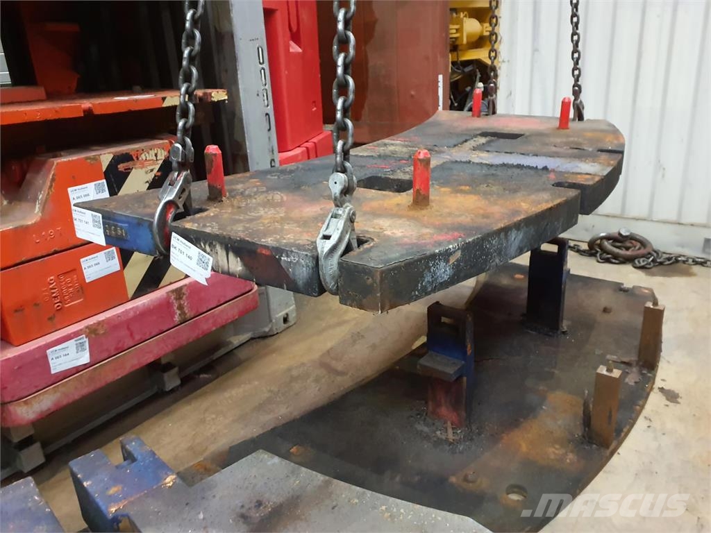 Demag AC 205 Counterweight 2,55 ton Peças e equipamentos para guindastes