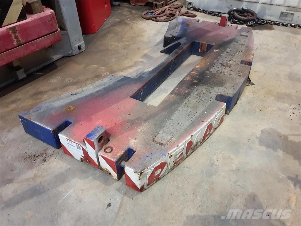 Demag AC 205 counterweight 3,45 ton Εξαρτήματα και εξοπλισμός για γερανούς