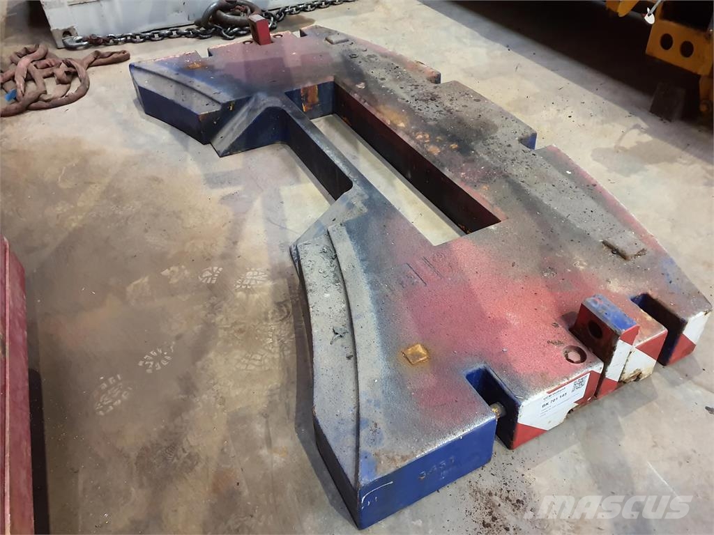 Demag AC 205 counterweight 3,45 ton Εξαρτήματα και εξοπλισμός για γερανούς