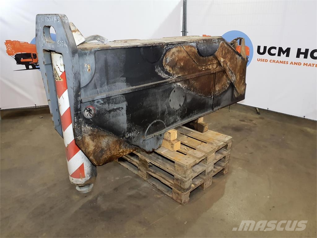 Demag AC 350-1 outrigger beam complete rear Εξαρτήματα και εξοπλισμός για γερανούς
