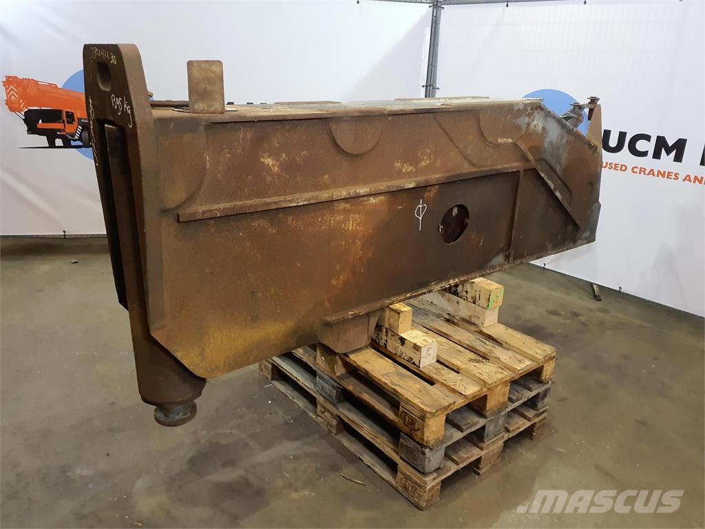 Demag AC 350-1 outrigger beam complete front Εξαρτήματα και εξοπλισμός για γερανούς