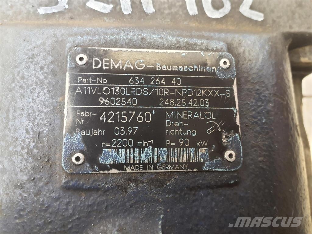 Demag AC 80 pump Εξαρτήματα και εξοπλισμός για γερανούς