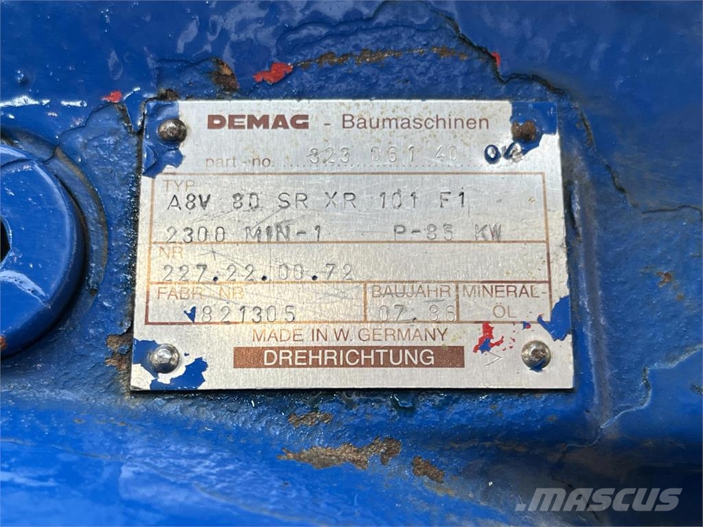 Demag HC 340 hydro pump Εξαρτήματα και εξοπλισμός για γερανούς