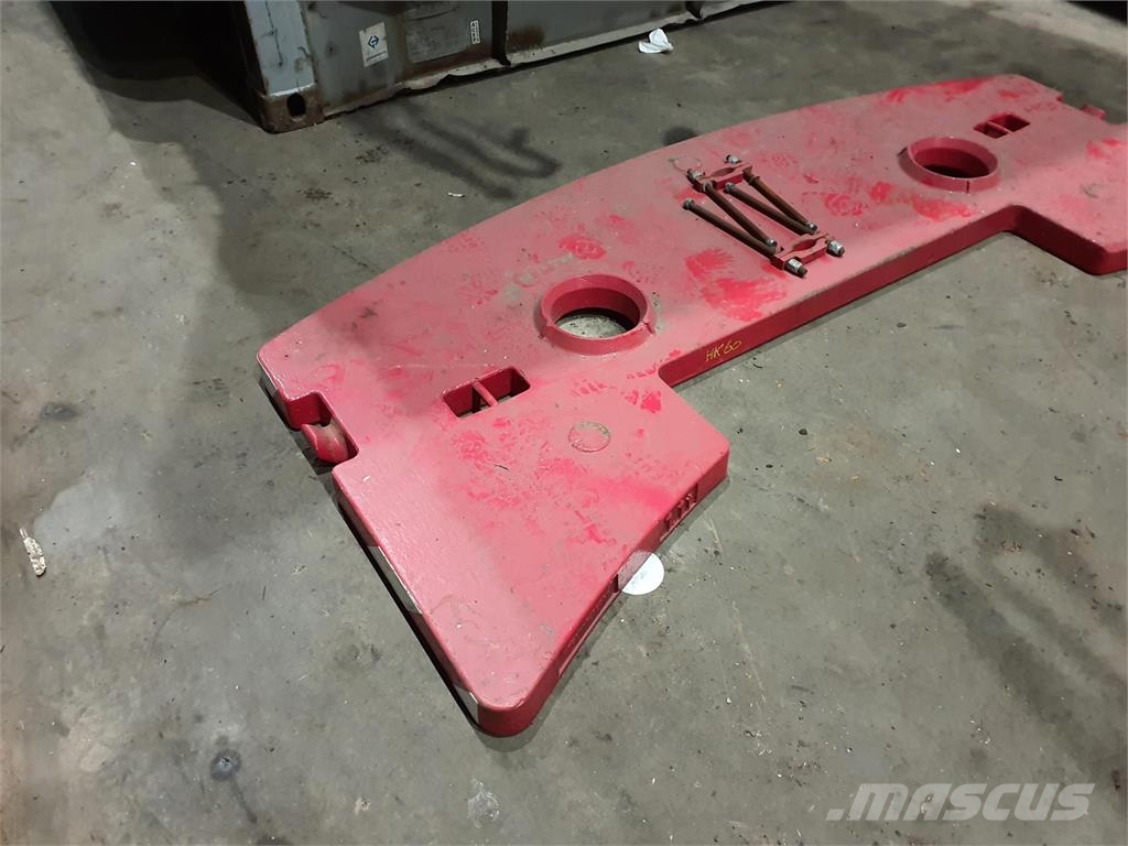 Faun HK 60 Counterweight 1,1 ton Kran-Teile und Zubehör