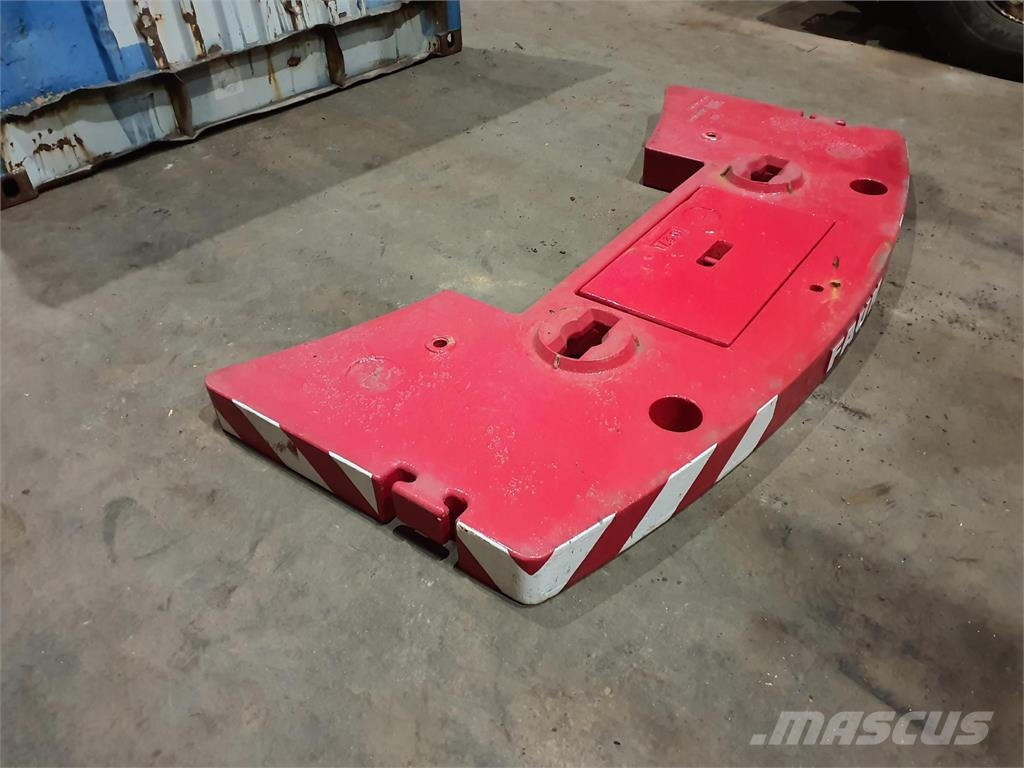 Faun HK 60 counterweight 2 ton Kran-Teile und Zubehör