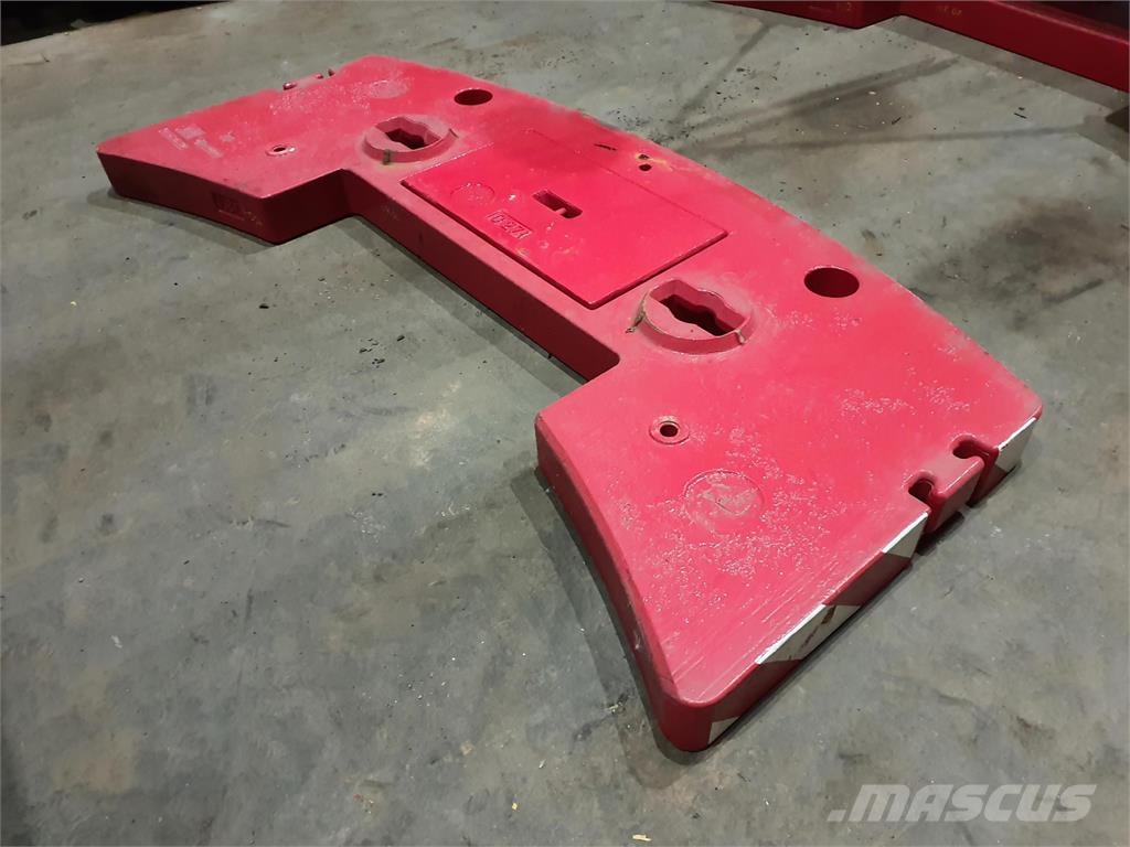 Faun HK 60 counterweight 2 ton Kran-Teile und Zubehör