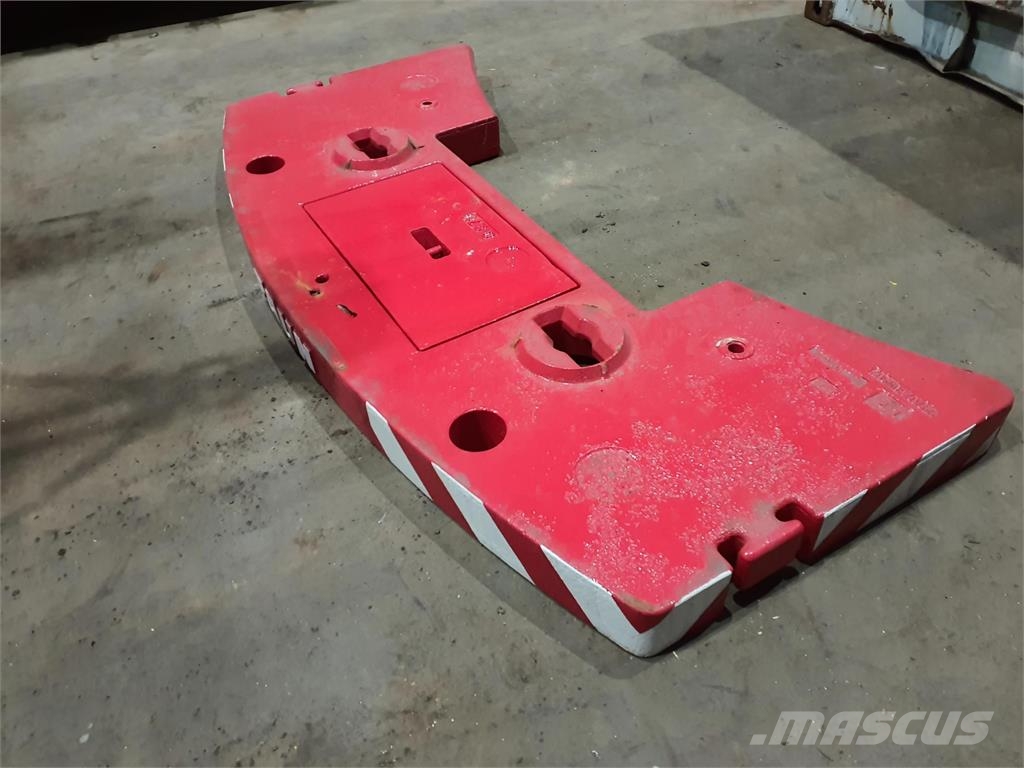 Faun HK 60 counterweight 2 ton Kran-Teile und Zubehör