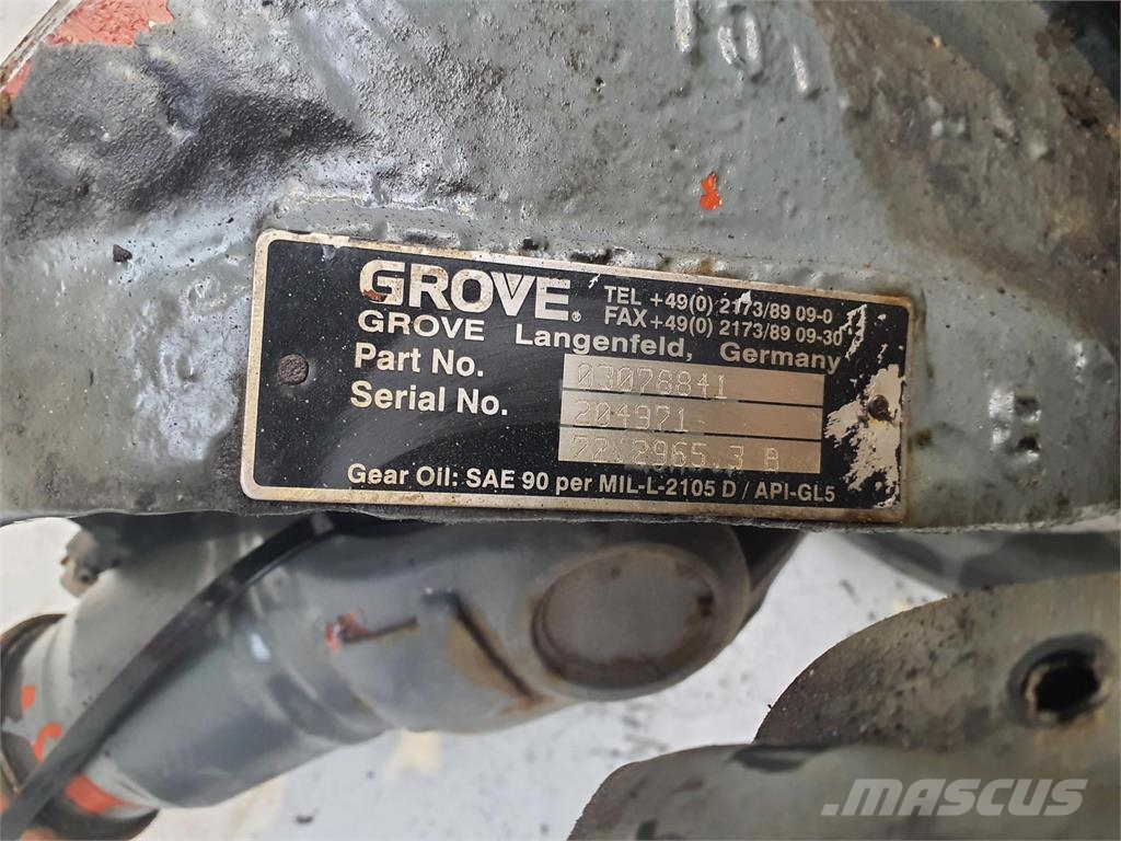 Grove GMK 3055 axle 2 L wheel drive محور العجلة