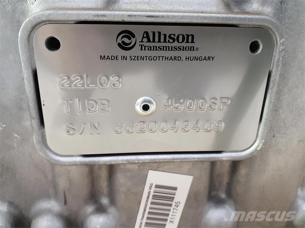 Grove GMK 6300L-1 allison gearbox Коробка передач