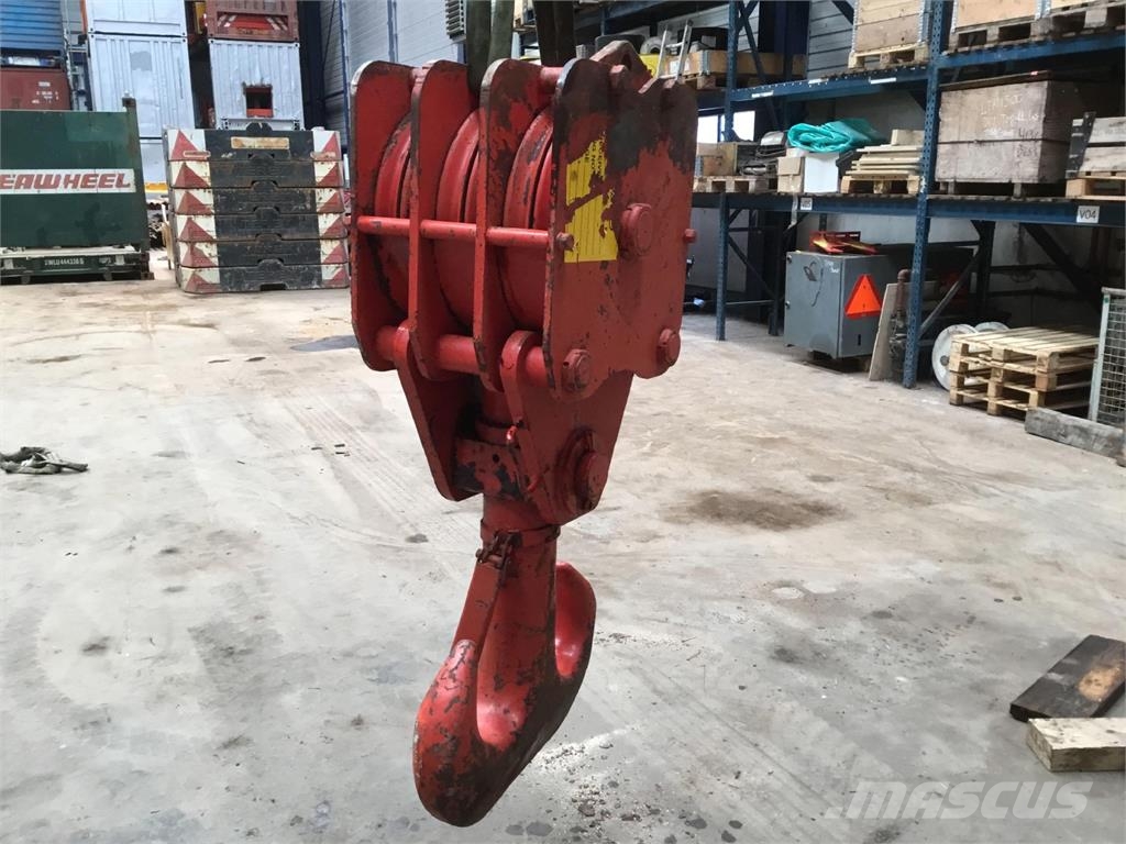 Hookblock 22 mm 6 sheave 72,5 ton Kranar, delar och tillbehör
