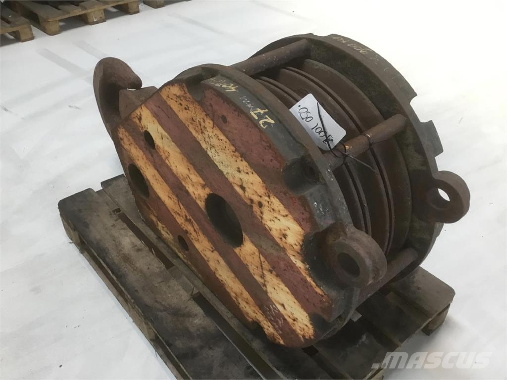 Hookblock 27mm 3 sheave 40t Kranar, delar och tillbehör