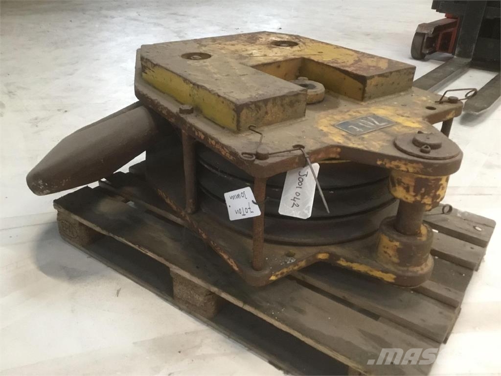  Hookblock 30 mm 3 sheave 70 ton Kranar, delar och tillbehör