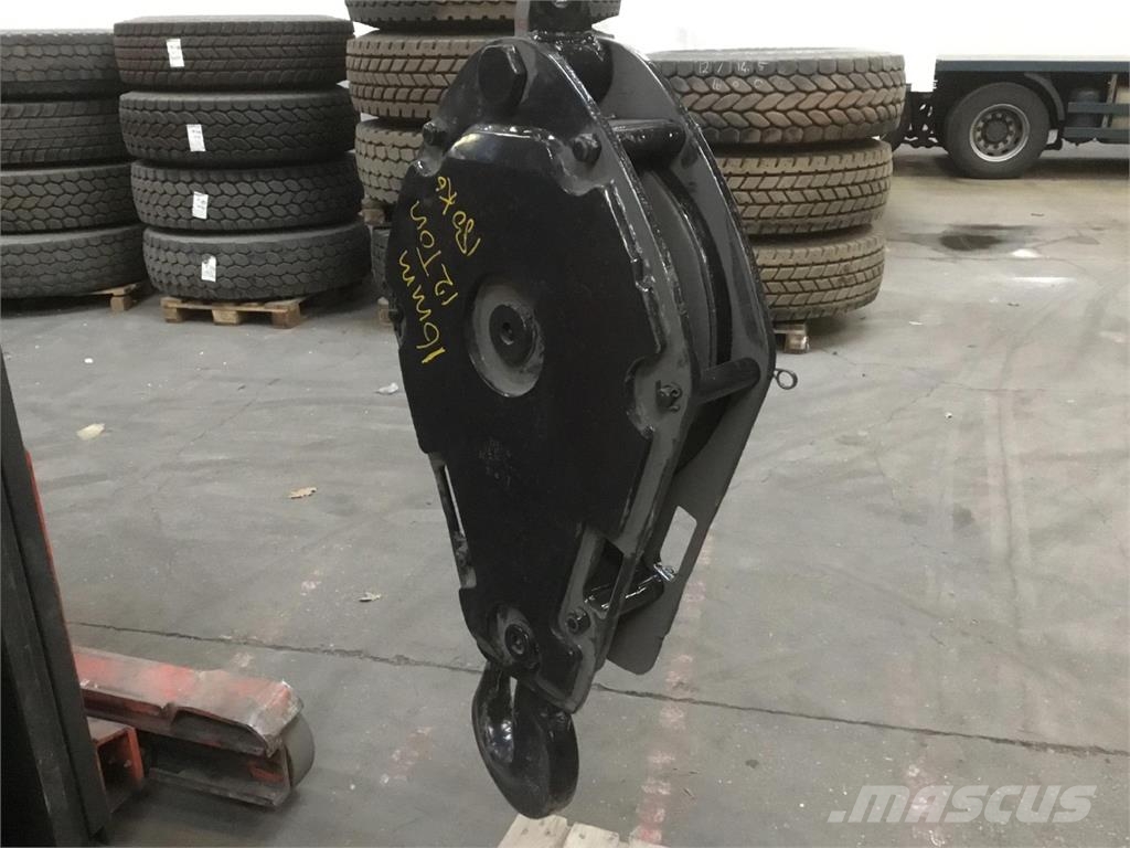Krupp Hookblock 16mm 1 sheave 12t Krandele og udstyr