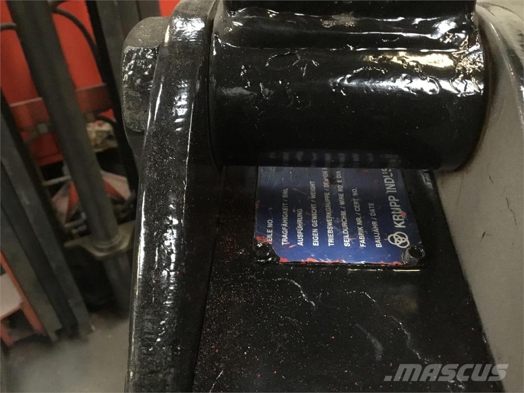 Krupp Hookblock 16mm 1 sheave 12t Krandele og udstyr