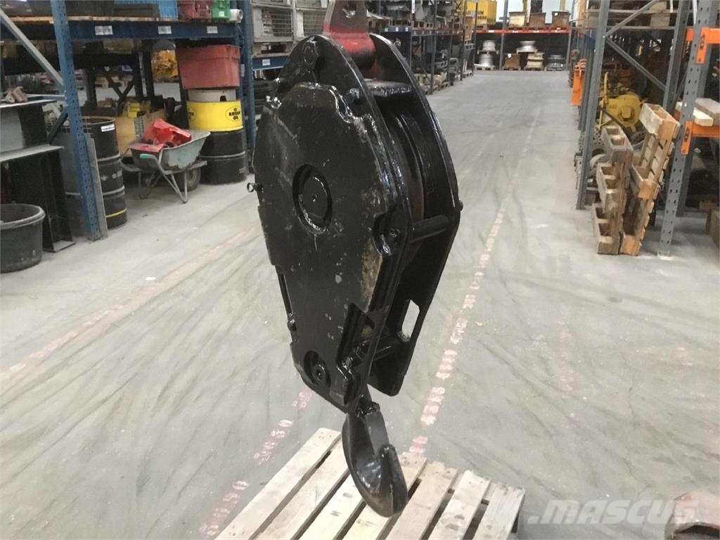 Krupp Hookblock 16mm 1 sheave 12t Krandele og udstyr