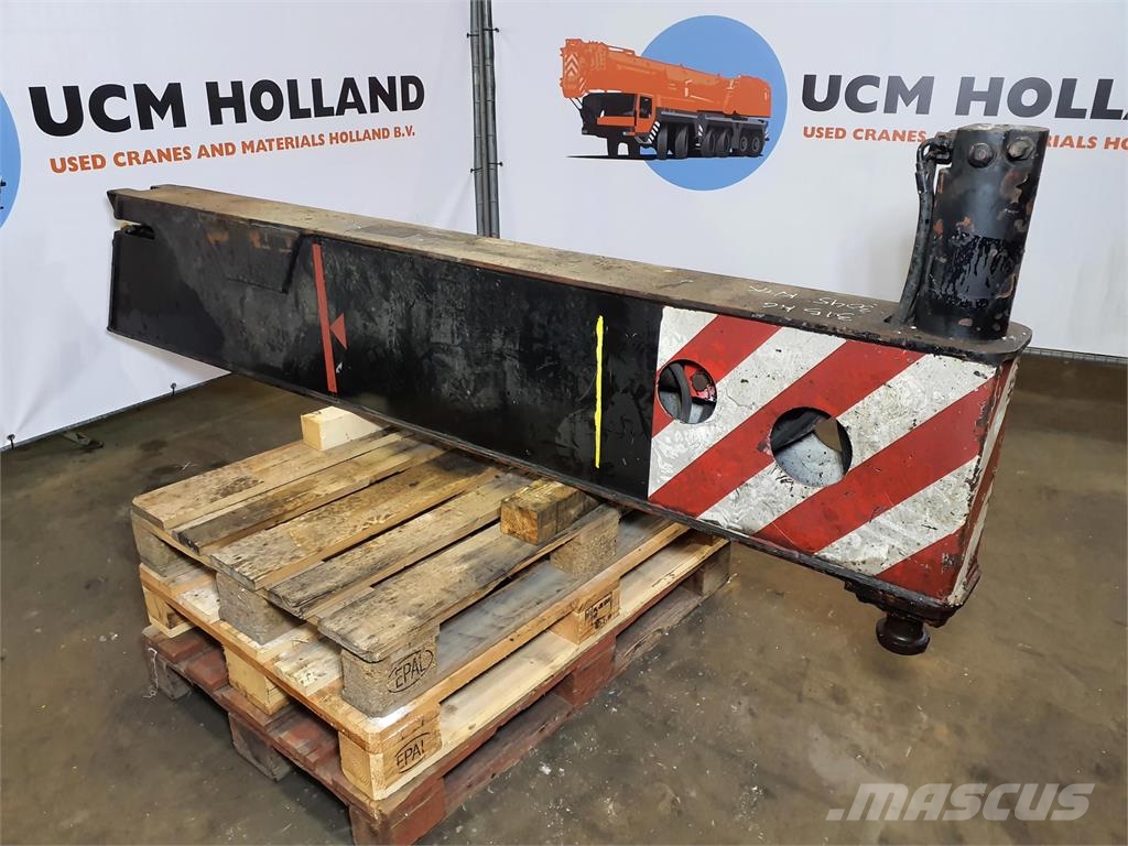Krupp KMK 3045 outrigger beam complete Części do dźwigów oraz wyposażenie