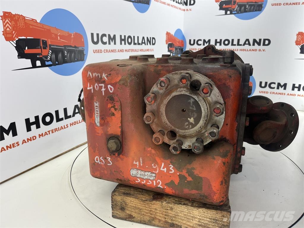 Krupp KMK 4070 axle 3 diff box Części do dźwigów oraz wyposażenie