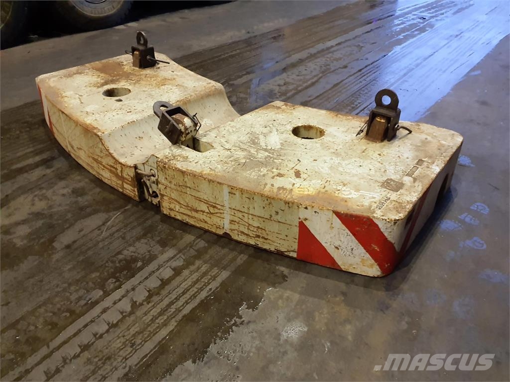 Krupp KMK 4080-5110-5120 counterweight 5,8 ton Krandele og udstyr