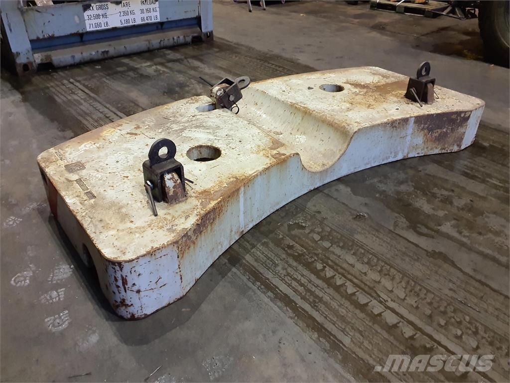 Krupp KMK 4080-5110-5120 counterweight 5,8 ton Krandele og udstyr