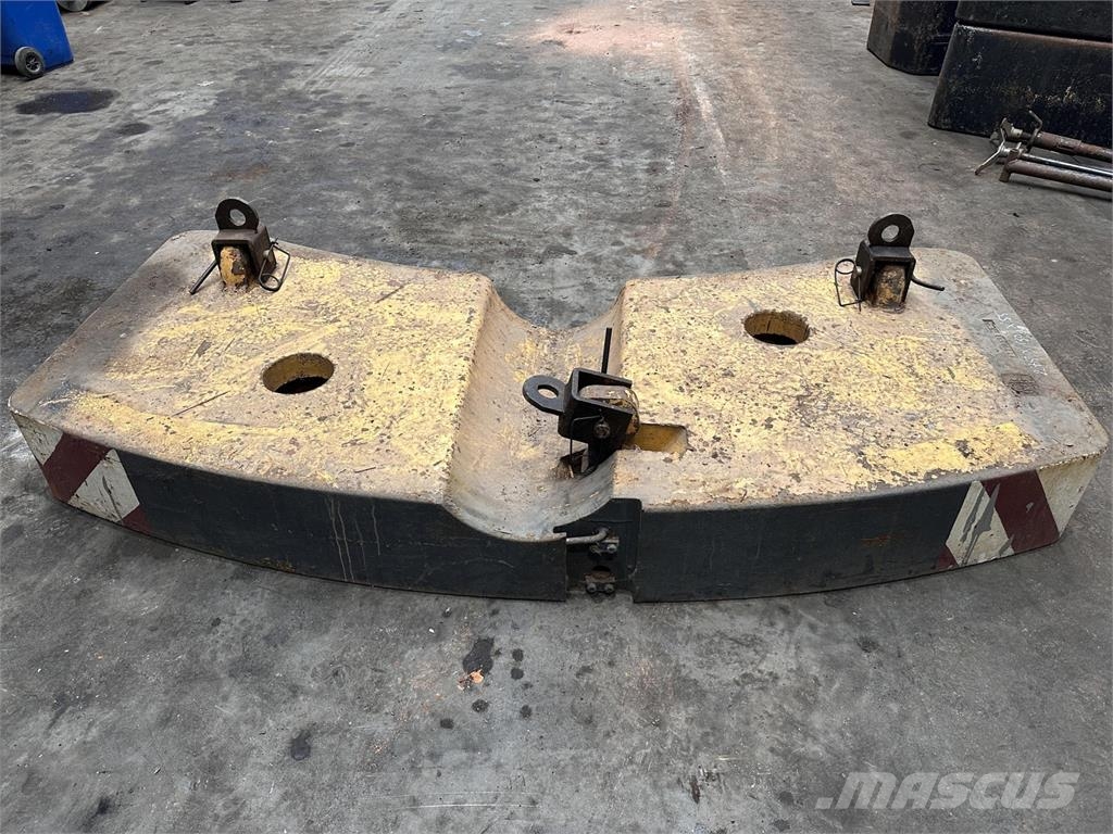 Krupp KMK 4080 - 5110 - 5120 Counterweight 5,8 ton Krandele og udstyr