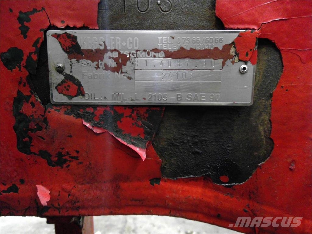 Krupp KMK 5100 axle 2 Osovine