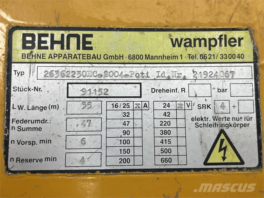 Krupp KMK 5100 Length indicator Krandele og udstyr