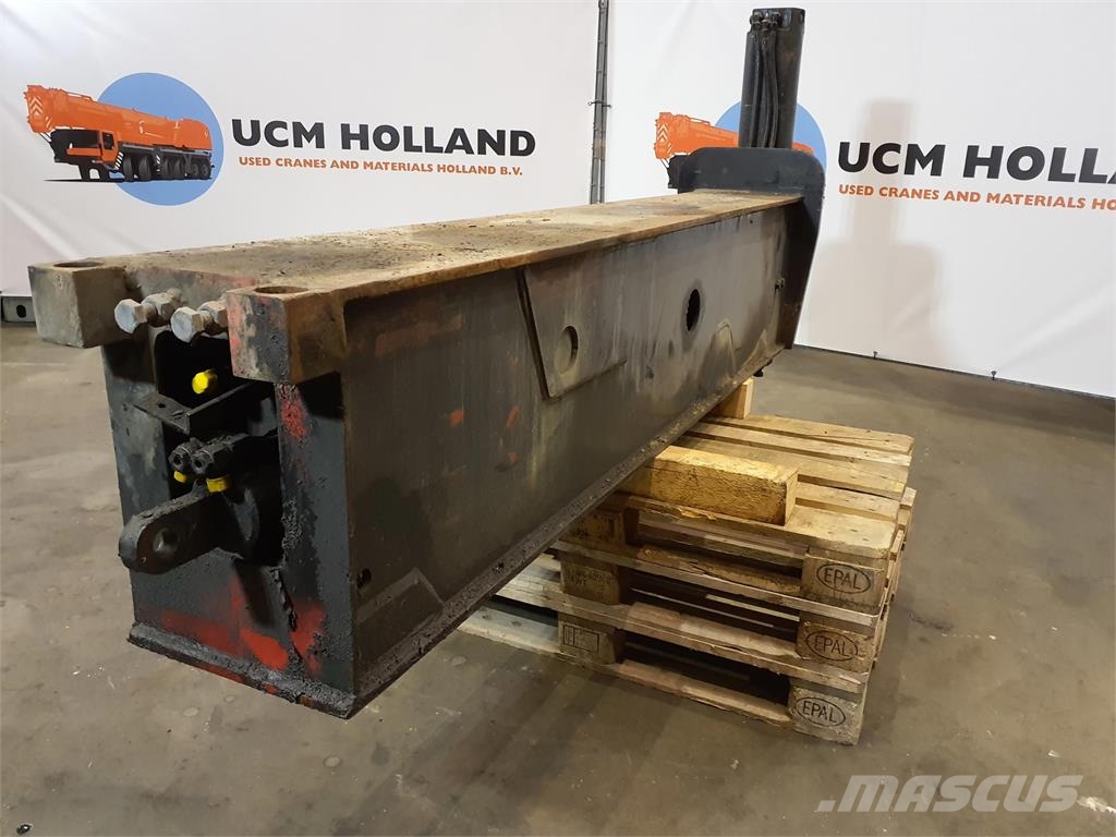Krupp KMK 5100 sliding beam front أجزاء ومعدات رافعات