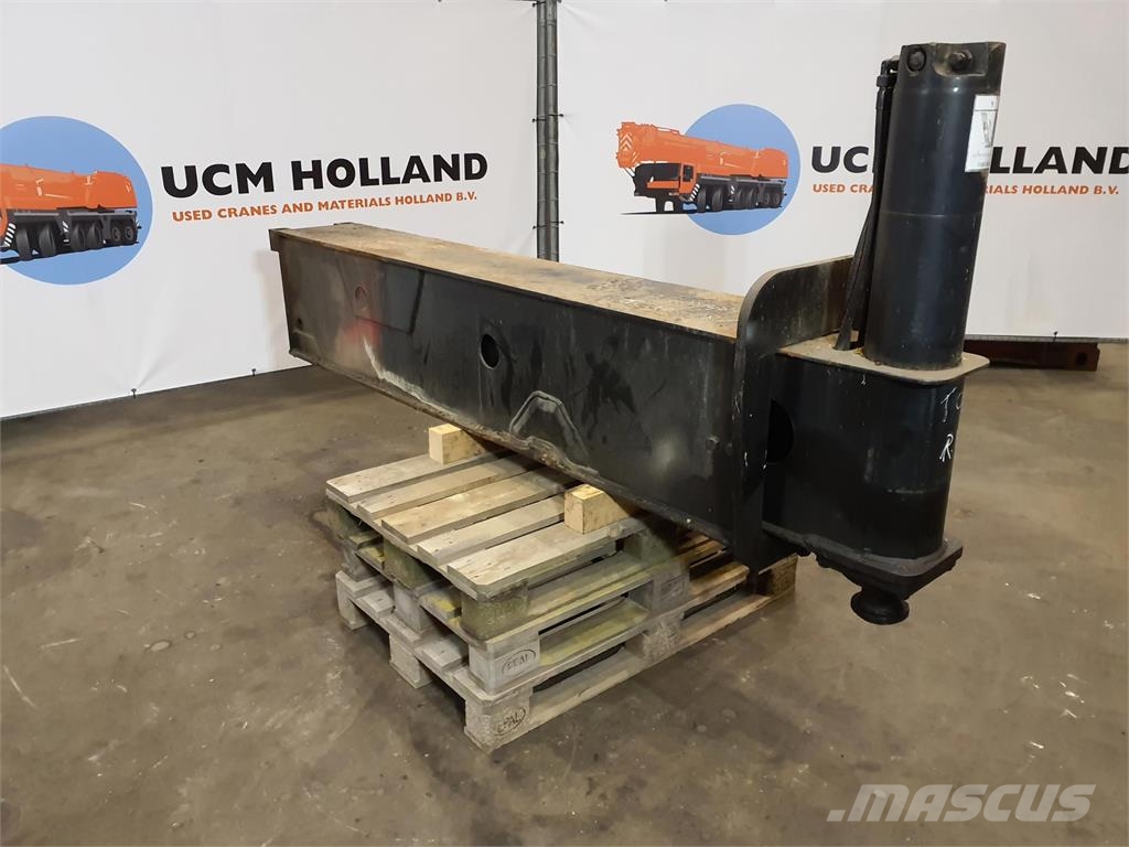 Krupp KMK 5100 sliding beam front Krandele og udstyr