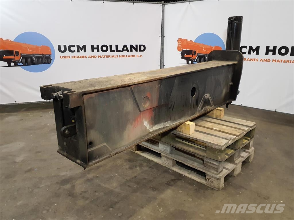 Krupp KMK 5100 sliding beam front Krandele og udstyr