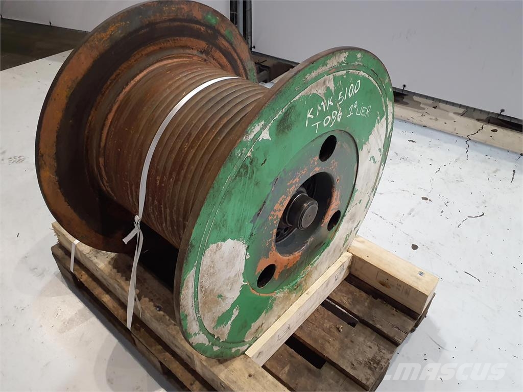 Krupp KMK 5100 winch Krandele og udstyr