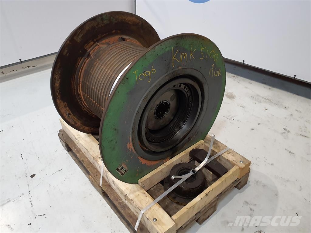 Krupp KMK 5100 winch Krandele og udstyr