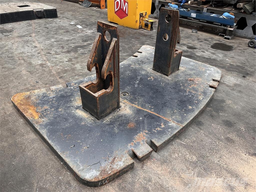 Krupp KMK 5160 counterweight 3,2 ton Krandele og udstyr