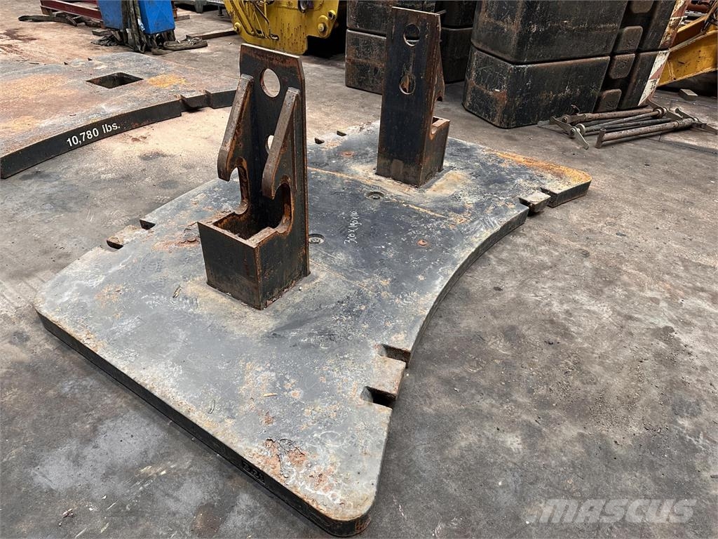Krupp KMK 5160 counterweight 3,2 ton Krandele og udstyr