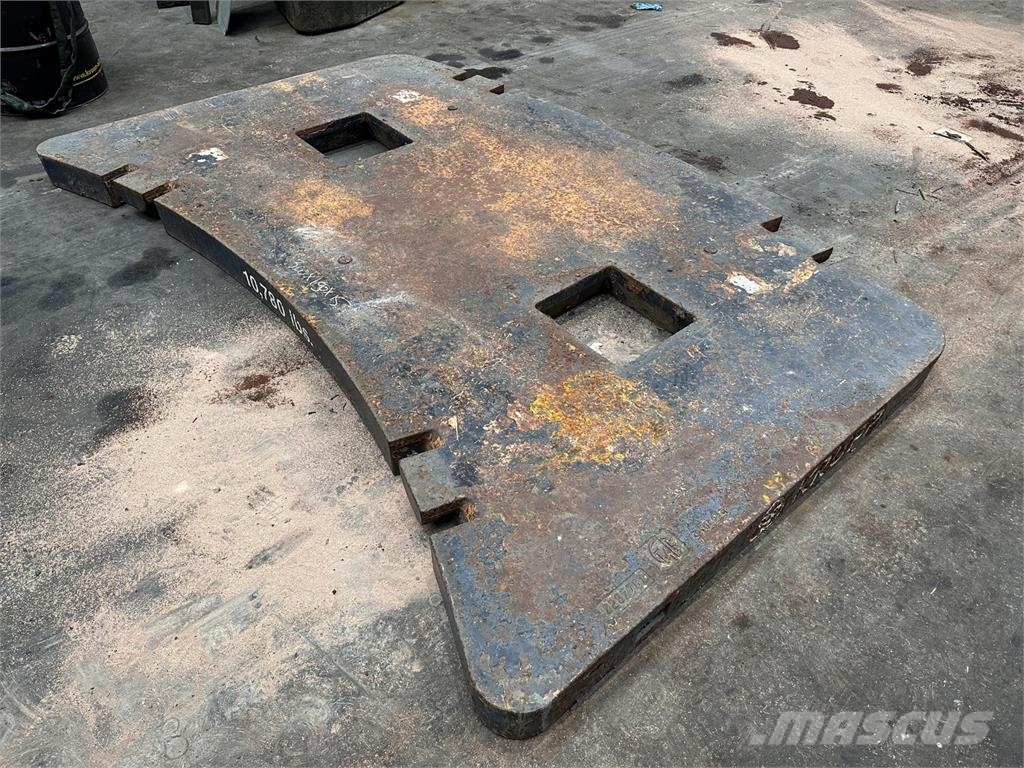 Krupp KMK 5160 counterweight 4,9 ton Części do dźwigów oraz wyposażenie