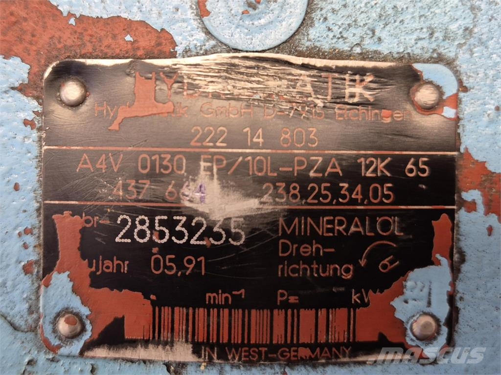 Krupp KMK 6180/6200 pump Części do dźwigów oraz wyposażenie