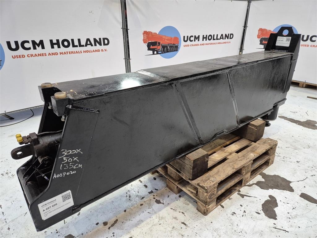 Krupp KMK 6200 sliding beam complete rear Krandele og udstyr