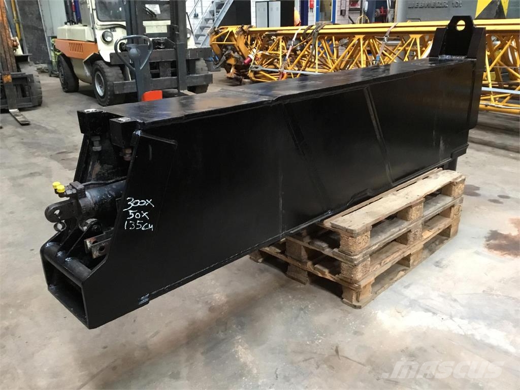 Krupp KMK 6200 sliding beam complete rear Krandele og udstyr