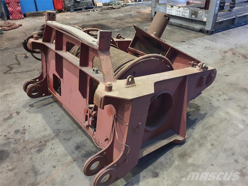 Krupp KMK 8350 2nd winch Krandele og udstyr