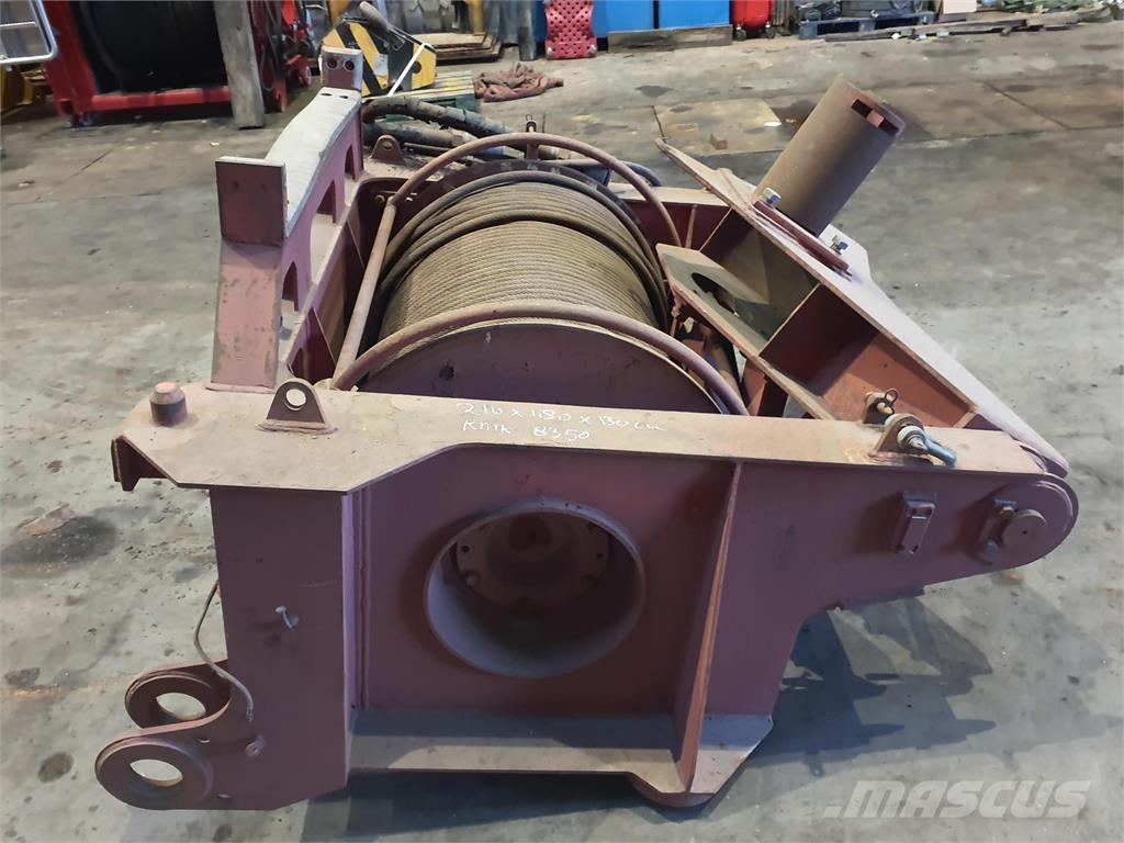 Krupp KMK 8350 2nd winch Krandele og udstyr