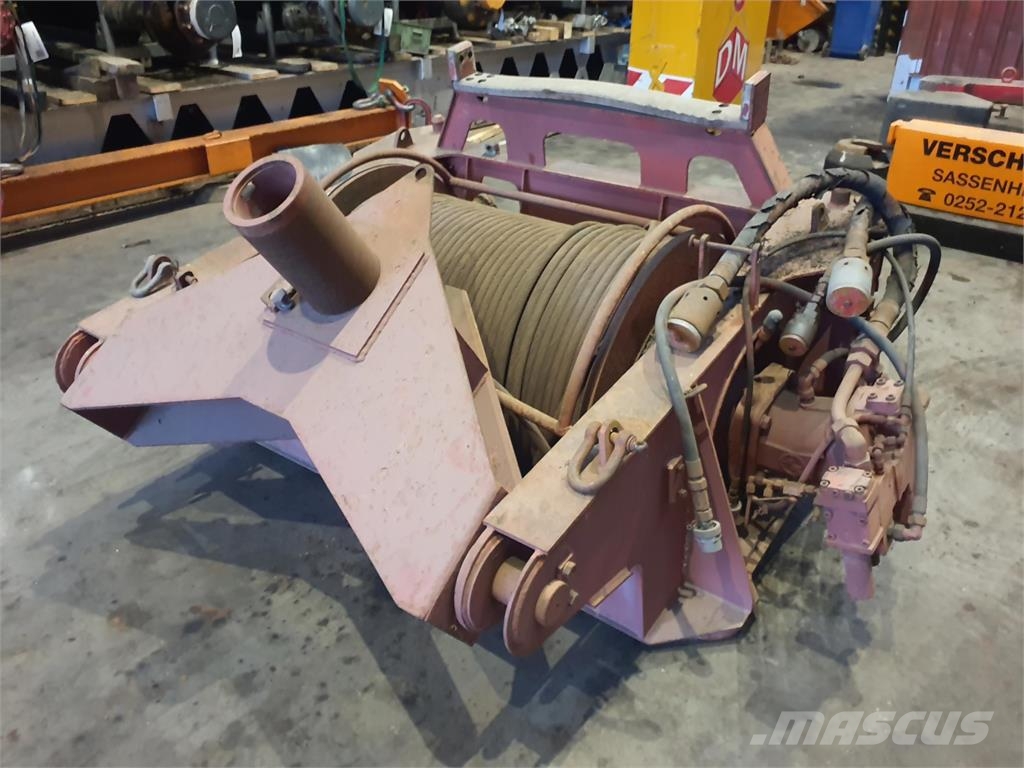 Krupp KMK 8350 2nd winch Krandele og udstyr
